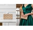 Spoločenská kabelka clutch zlatá