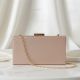 Spoločenská kabelka clutch trblietavá rose gold 1