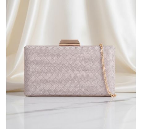 Spoločenská kabelka clutch rose gold 13