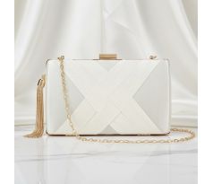 Spoločenská kabelka zdobená ivory