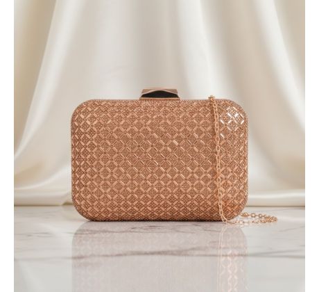 Spoločenská kabelka clutch zlatá 2