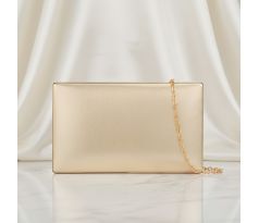 Spoločenská kabelka obojstranná čierna a zlatá