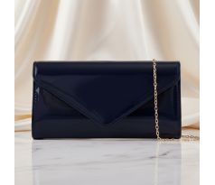 Spoločenská kabelka lesklá čierna 2