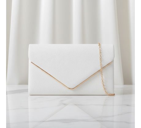 Spoločenská kabelka biela 3