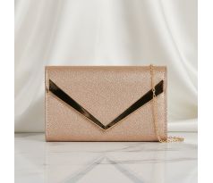 Spoločenská kabelka šampaň 2