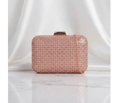 Spoločenská kabelka clutch šampaň 1