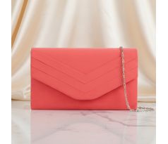 Spoločenská kabelka koralová