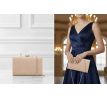 Spoločenská kabelka clutch nude 1