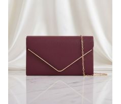 Spoločenská kabelka burgundy 6