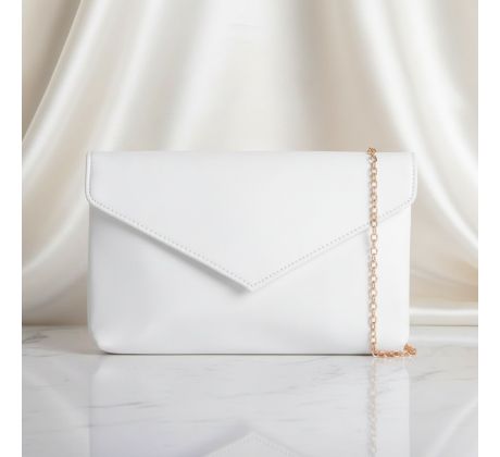 Spoločenská kabelka biela 7