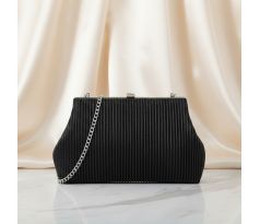 Spoločenská kabelka čierna clutch