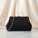 Spoločenská kabelka čierna clutch