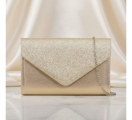 Spoločenská kabelka zlatá 8
