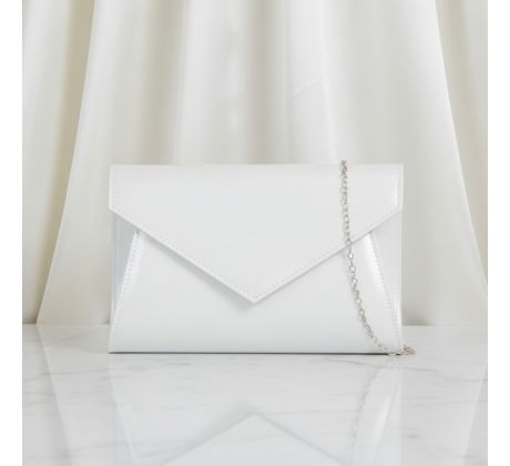 Spoločenská kabelka biela 5