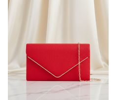 Spoločenská kabelka červená 1