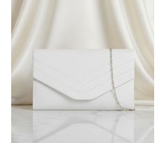 Spoločenská kabelka biela 1