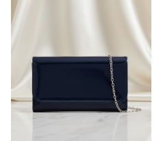 Spoločenská kabelka lesklá modrá