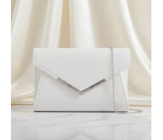 Spoločenská kabelka biela 8 
