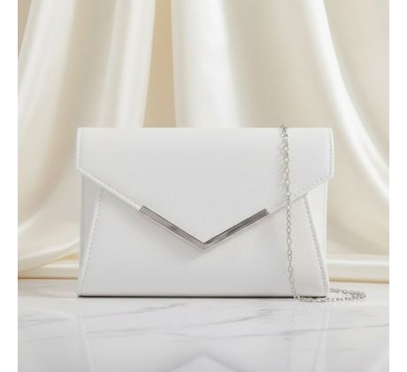 Spoločenská kabelka biela 8 