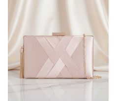 Spoločenská kabelka zdobená zlatá 1