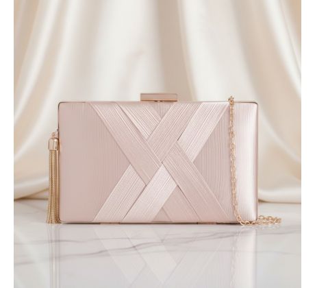 Spoločenská kabelka zdobená zlatá 1