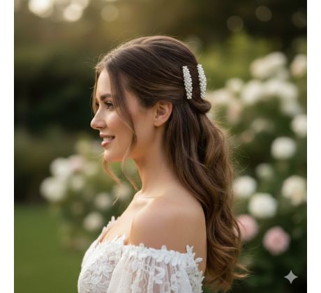 Perličková sponka 1