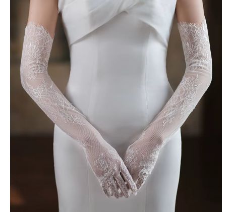 Svadobné rukavičky pre nevestu