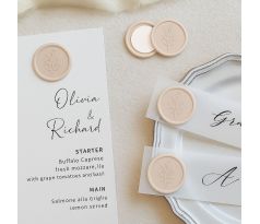 Voskové pečatné nálepky rôzne farby