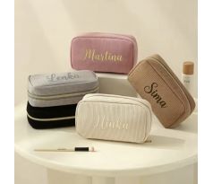 Personalizovaná kozmetická taška velvet