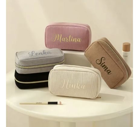 Personalizovaná kozmetická taška velvet