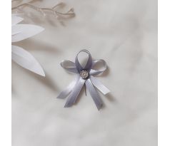 Svadobné pierko zdobené strieborné 5
