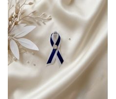 Svadobné pierko jednoduché s kamienkami kráľovská modrá