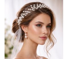 Ozdoba do vlasov s perličkami 1