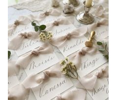 Svadobné menovky na stôl
