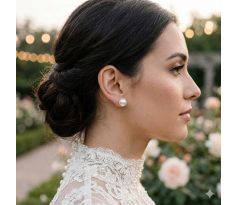 Svadobné náušnice pre nevestu perličky