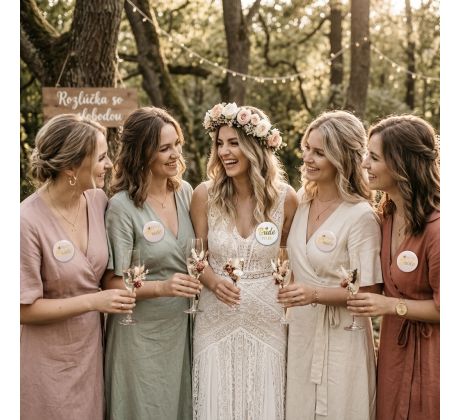 Odznaky na rozlúčku so slobodou