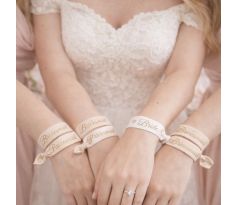 Náramky na rozlúčku so slobodou zlaté