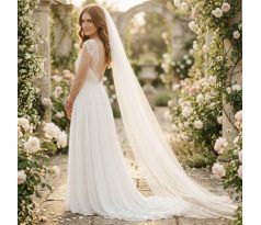 Závoj pre nevestu 6 - dĺžka 2 metre