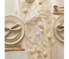 Darček pre svadobných hostí - sviečka ružička