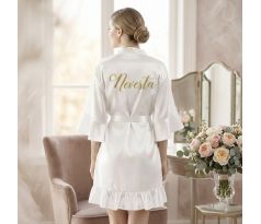 Svadobný župan pre nevestu