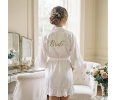 Svadobný župan pre nevestu