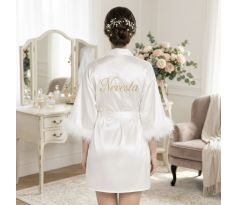 Svadobný župan pre nevestu