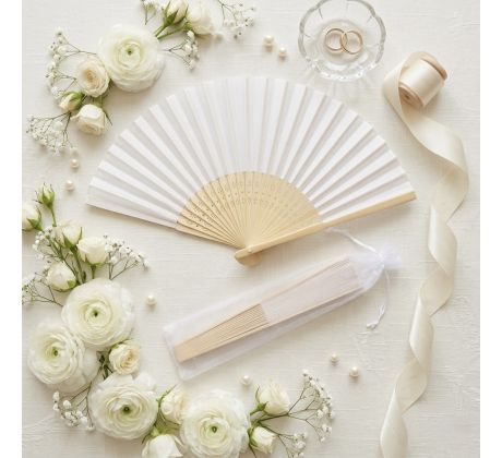 Svadobný vejár - vejár pre svadobných hostí