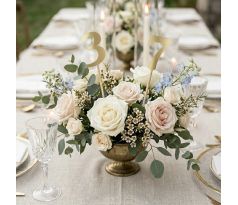 Čísla na svadobný stôl