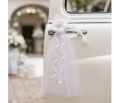 Mašle na svadobné auto