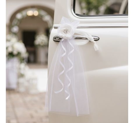 Mašle na svadobné auto