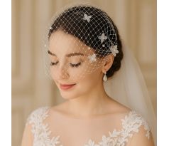 Svadobný fascinátor pre nevestu