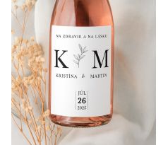 Svadobné etikety na fľaše Simply
