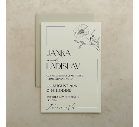 Svadobné oznámenia