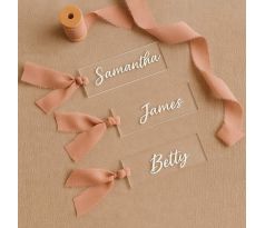 Akrylové svadobné menovky